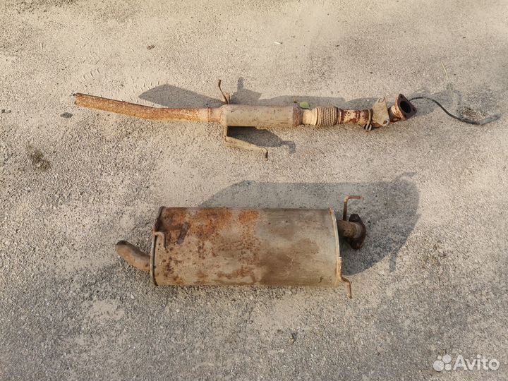 Глушитель на Kia Spektra