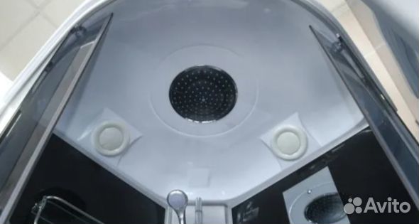 Душевая кабина 120х80х215 Водный Мир вм-8824 черна