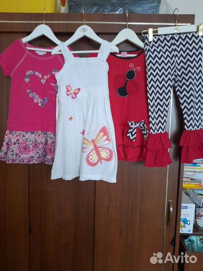 Детская одежда для девочек пакетом 6 лет