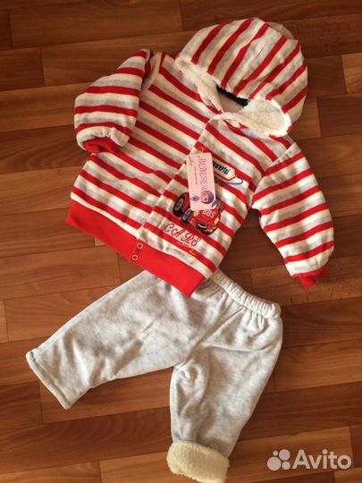 Костюм велюровый теплый