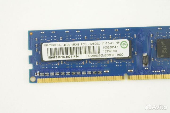 Оперативная память DDR3 4 GB 1600 MHz Ramaxel
