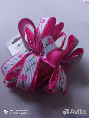Бантики для волос новые пакетом