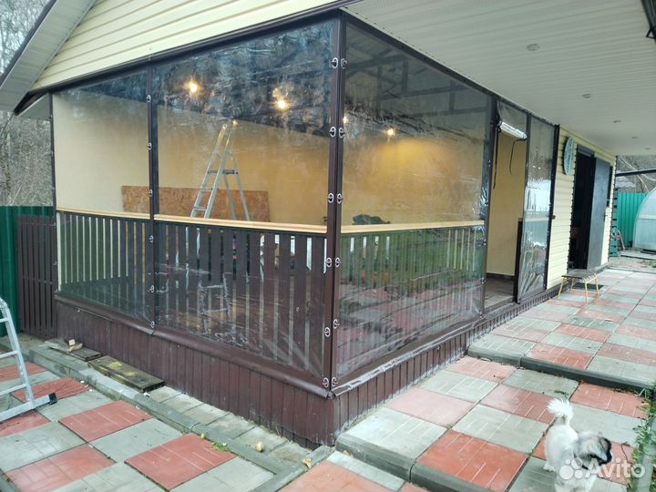 Мягкие окна для беседок террас