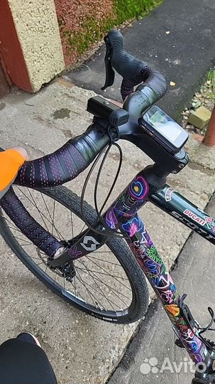 Карбоновый руль с выносом 440мм Toseek