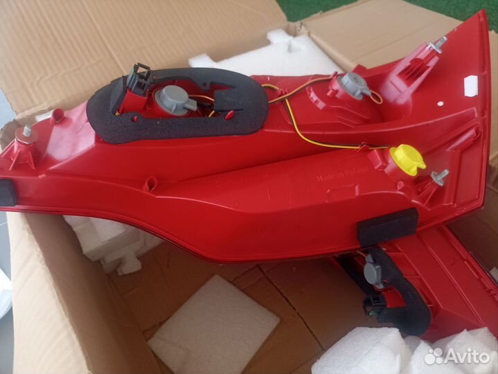 Задние фары на audi Q7