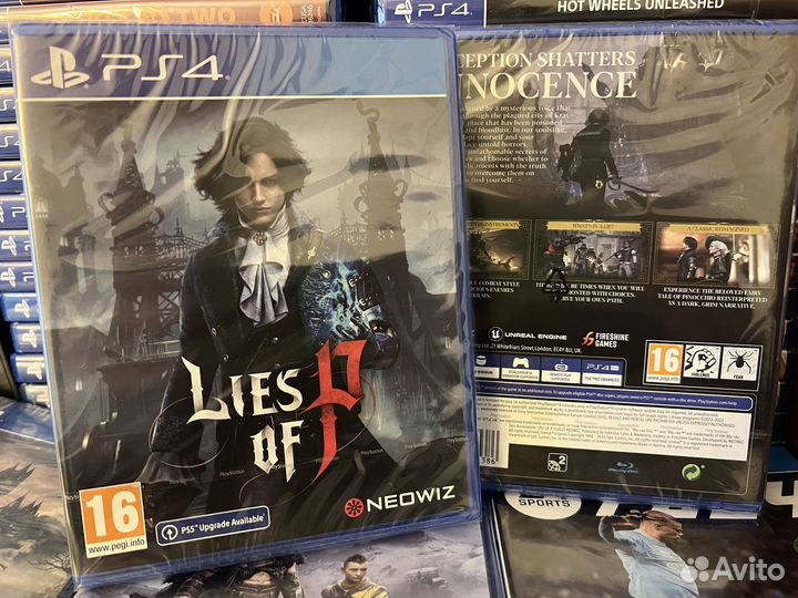 Диск Lies of P PS4 / Новый