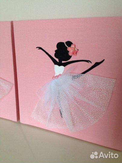 Картины ручной работы 3 шт