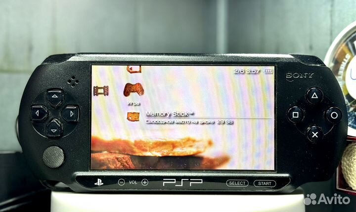 Sony PSP E1008 street прошита супер комплект