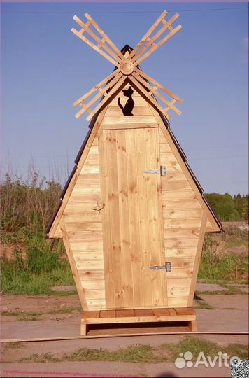 Дачный туалет с установкой