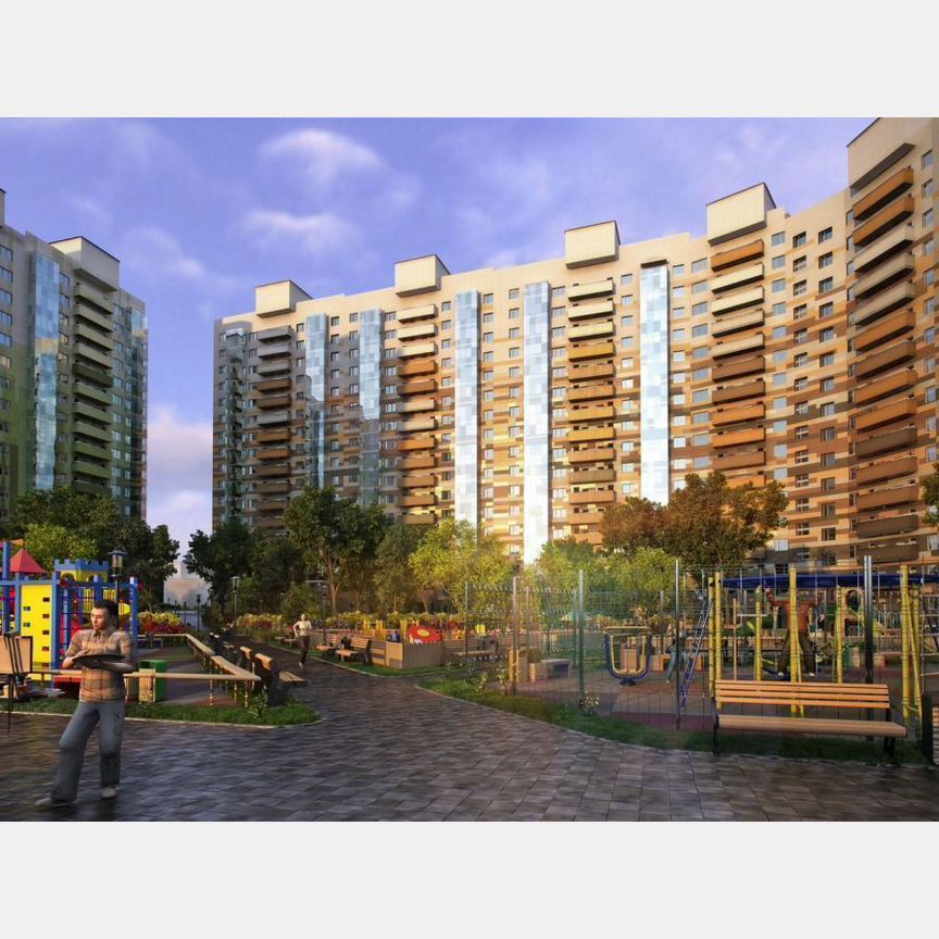 1-к. квартира, 40,4 м², 8/17 эт.