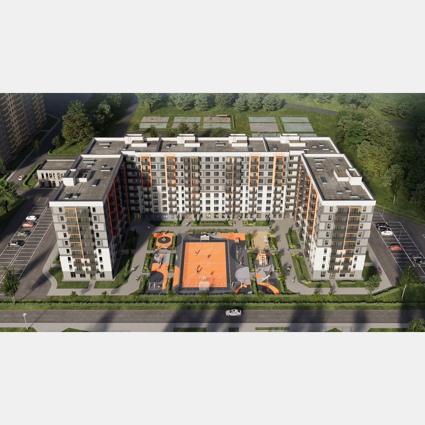 1-к. квартира, 42,3 м², 2/9 эт.