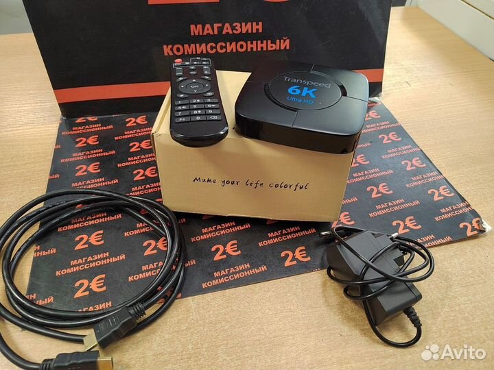 Смарт тв приставка Transpeed 6K вн