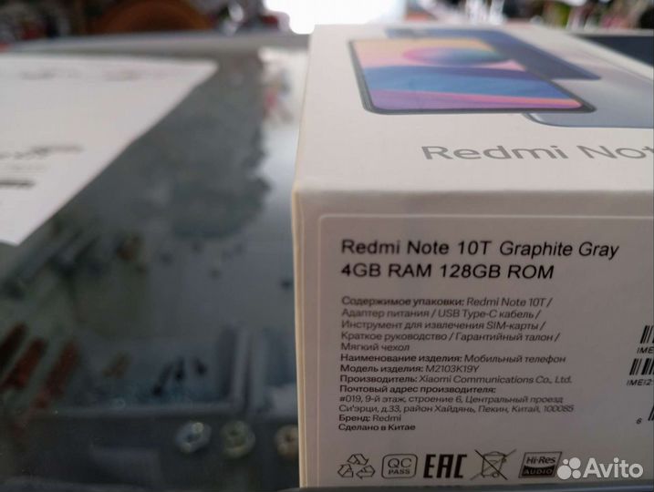 Xiaomi redmi note 10t 128gb