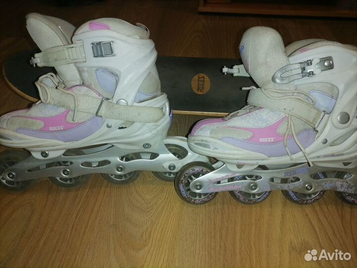 Роликовые коньки раздвижные Roces Yuma женские