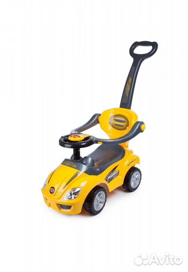 Детская машинка каталка с ручкой