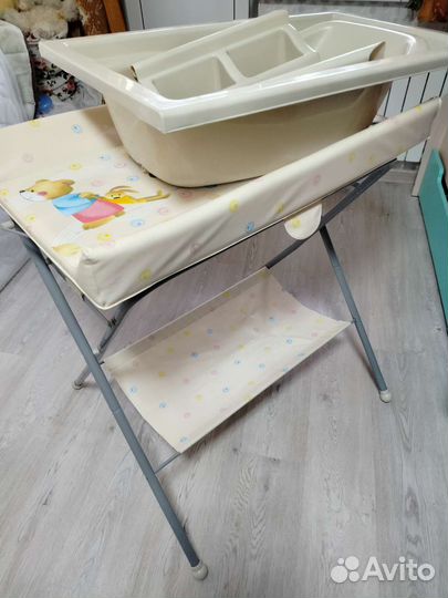 Пеленальная доска+ванночка