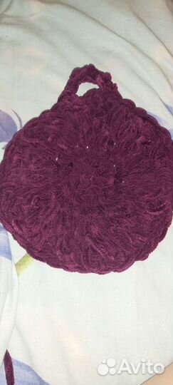 Вязаные корзинки