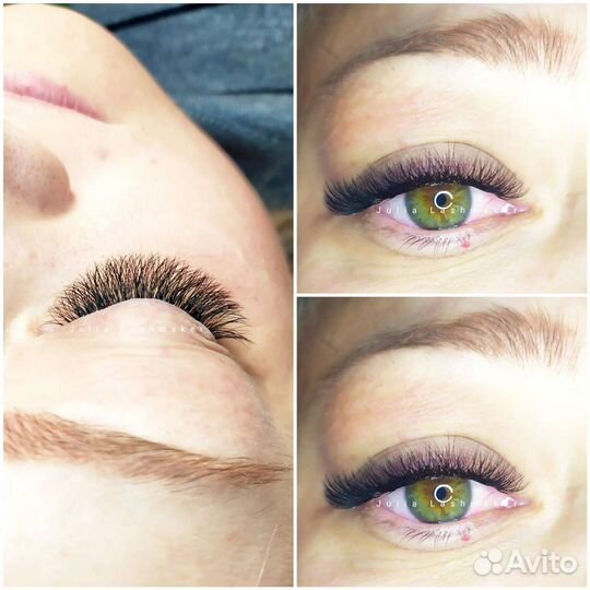 Наращивание ресниц на дому