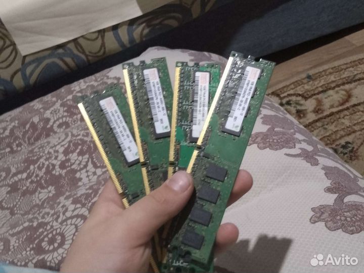 Оперативная память по 1gd a 4gd за все платки
