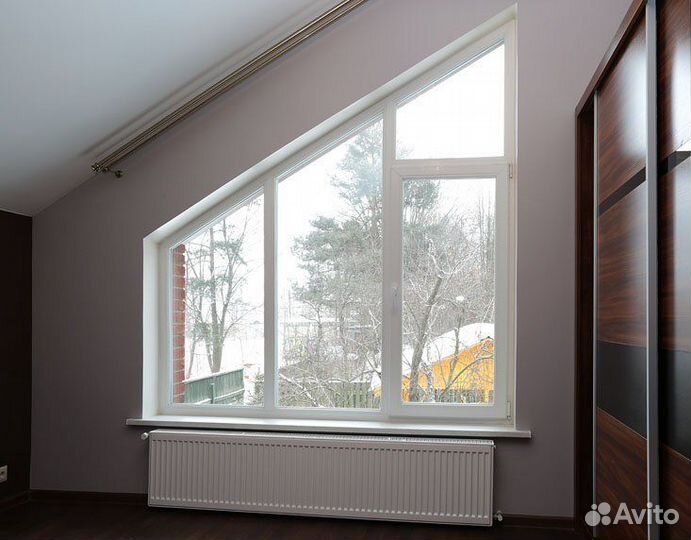 Пвх окно трапеция