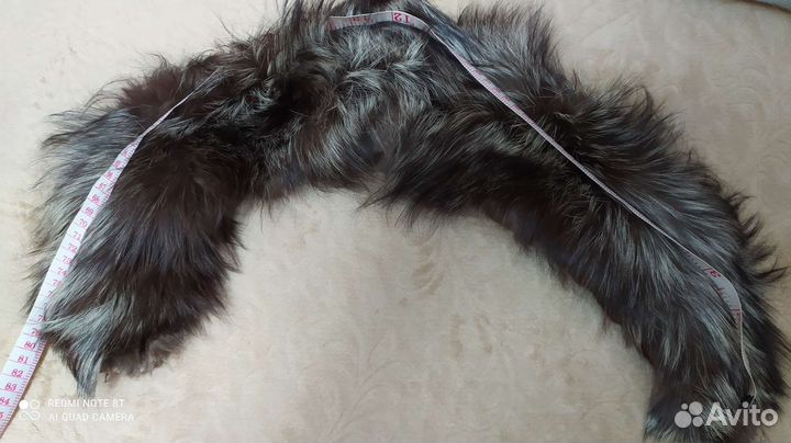Меховой воротник песец