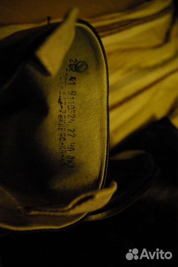 Сапоги хромовые СССР, новые