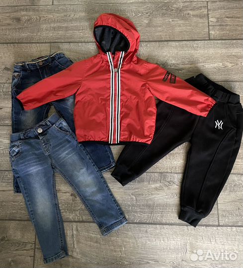 Вещи пакетом фирменные на мальчика 92-98