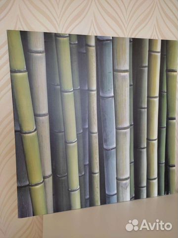 Картина Бамбук икея на холсте