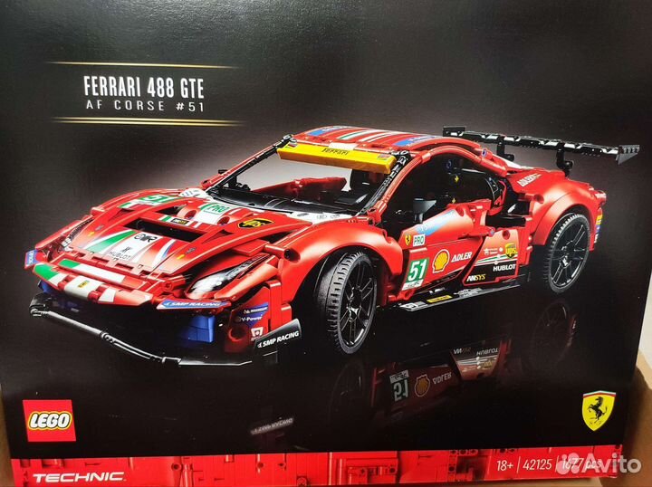 Lego Technic 42125 Ferrari 488 GTE AF Corse #51
