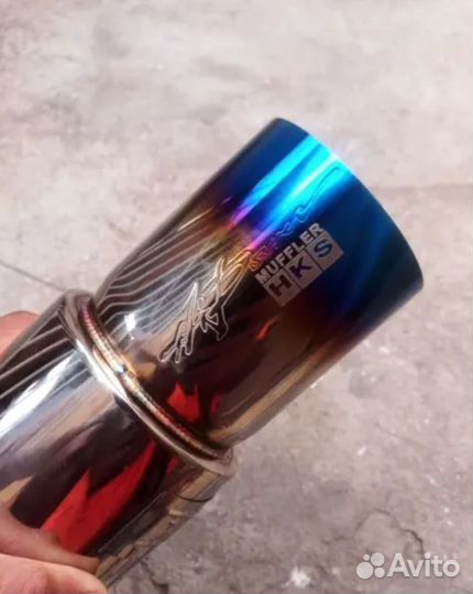 Банка прямоток автоглушитель HKS Hi-power