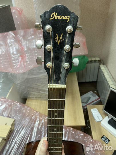 Гитара ibanez VC50NJP-NT с тюнером