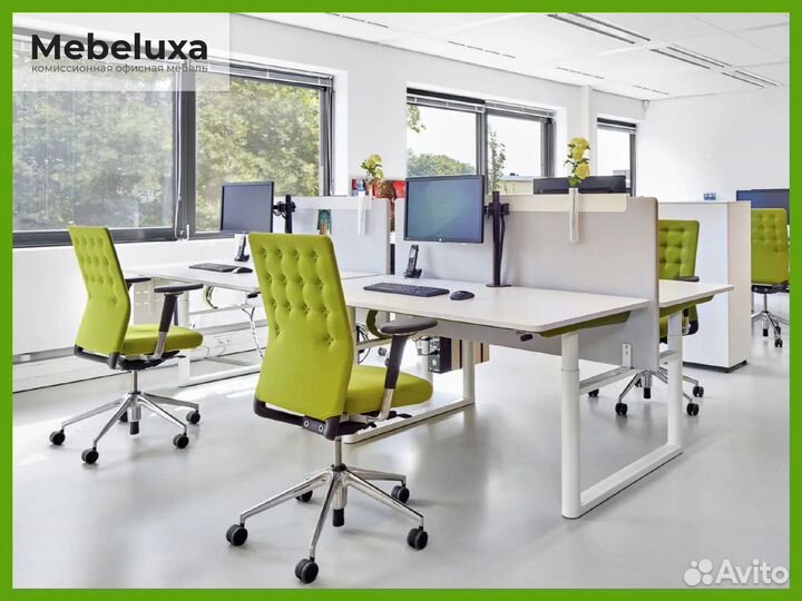 Кресло компьютерное Vitra зелёное