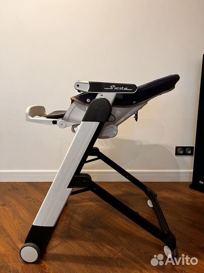 Стул (нат.кожа) для кормления peg perego siesta