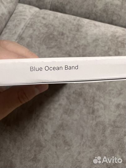 Ремешок apple watch ultra 2 ocean band blue