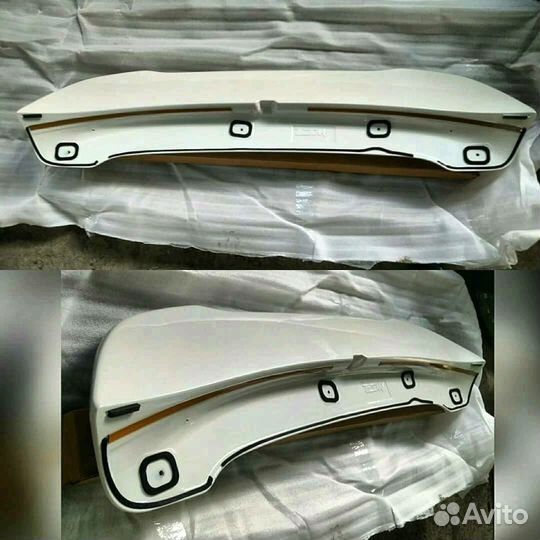 Спойлер верхний Toyota Land Cruiser 200 белый