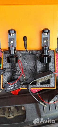 Продам Led лампы с мини линзами Y10 H7