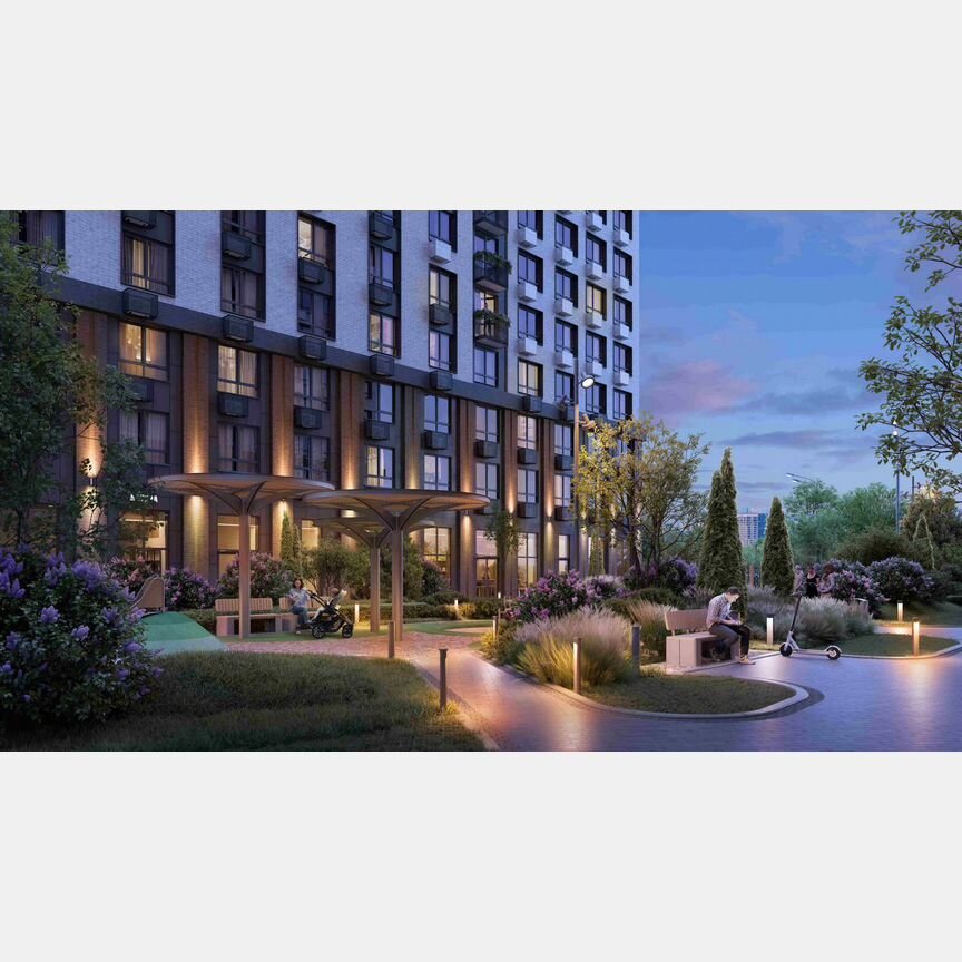 2-к. квартира, 42,8 м², 2/25 эт.