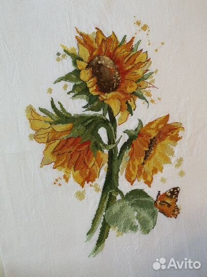 Вышивка «Подсолнухи»