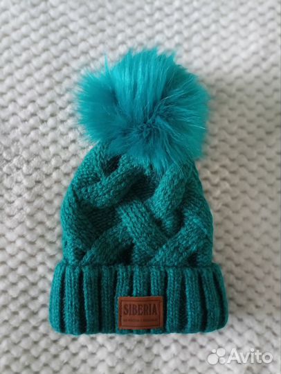 Шапка женская Original Siberia бирюзовая
