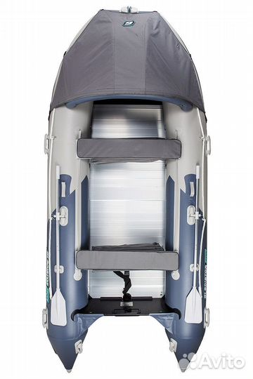 Надувная лодка gladiator C400AL белый/серый