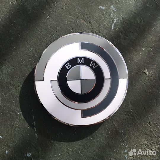 Эмблемы BMW motorsport (капот багажник руль диски)