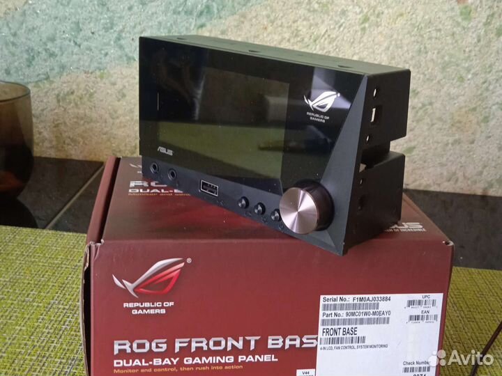Панель asus ROG Front Base - Dual-Bay Gaming