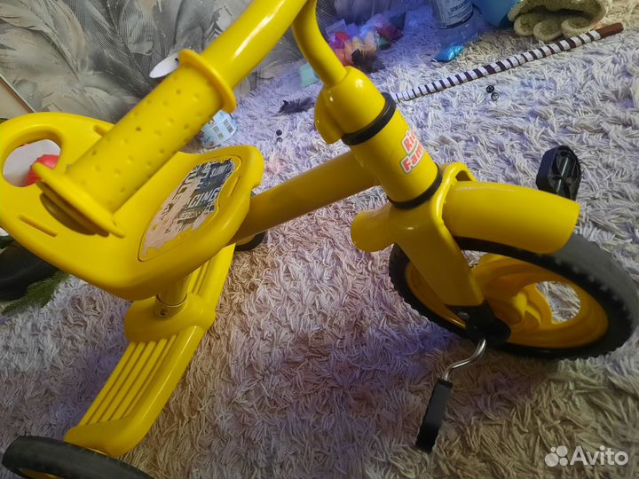 Детский трехколесный велосипед бу