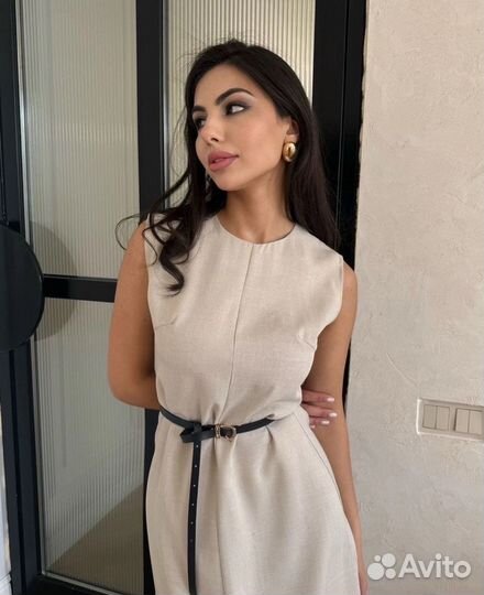 Платье льняное