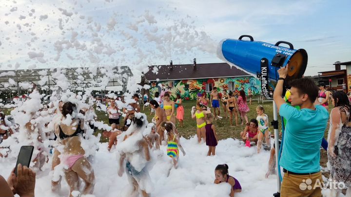 Пенная вечеринка и аниматоры