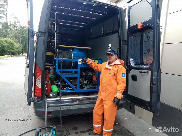 Прочистка канализации и устранение засоров