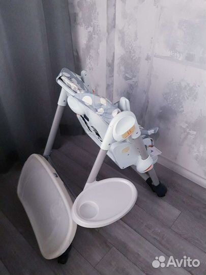 Стульчик для кормления chicco polly, 2 в 1-ом