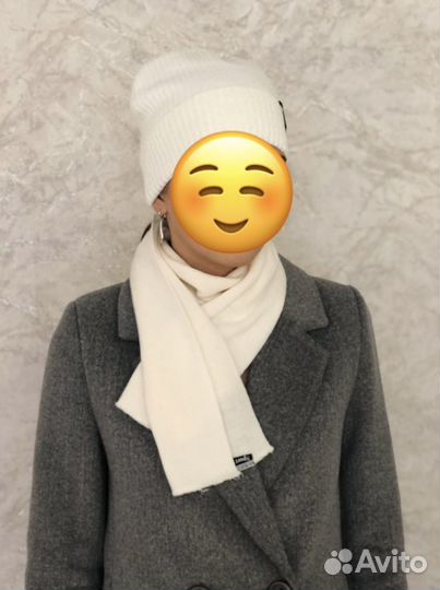 Комплект женская шапка и шарф на осень