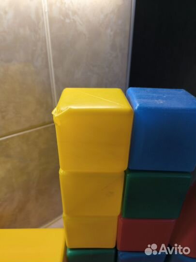 Кубики детские пластиковые