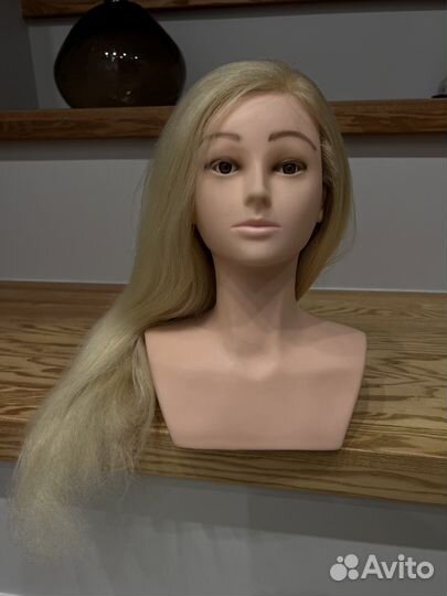 Манекен голова для причесок натуральные